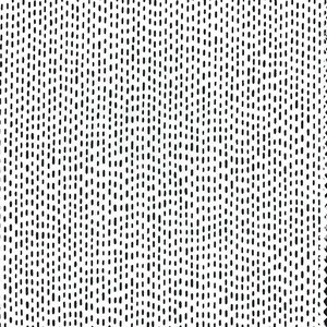 Peut inclure: Un fond blanc avec un motif répétitif de petits points et tirets noirs.