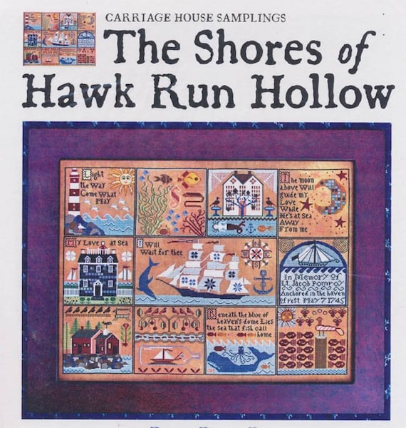 Shores of Hawk Run Hollow - Carriage House Samplings - Cross Stitch Chart