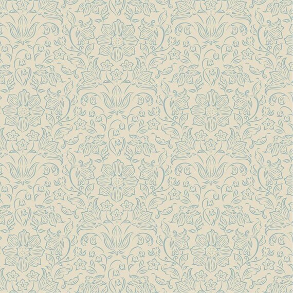 TILDA Songbird Blender - Lila Light Blue 110156 - Fat Quarter