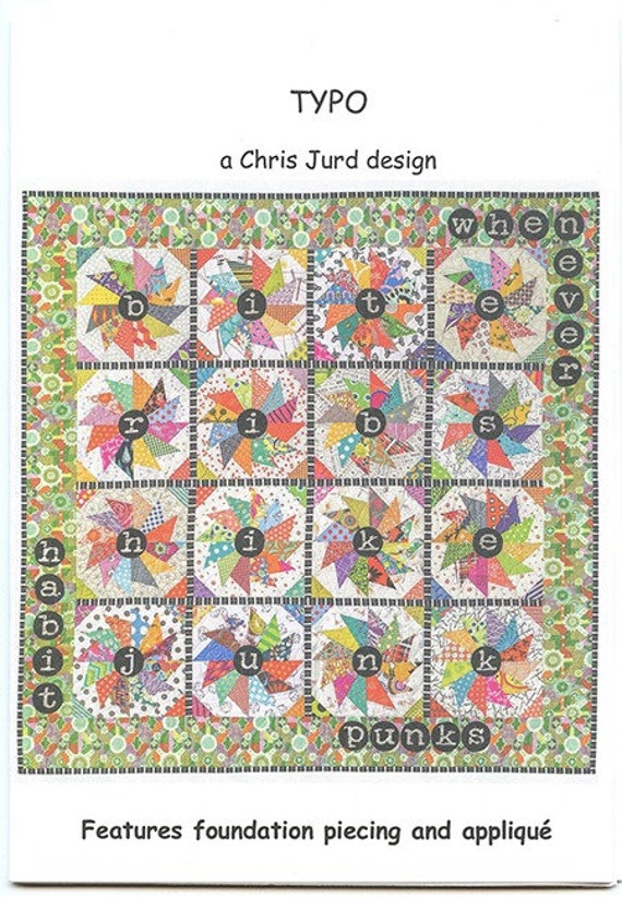 TYPO - Chris Jurd - Quilt Pattern