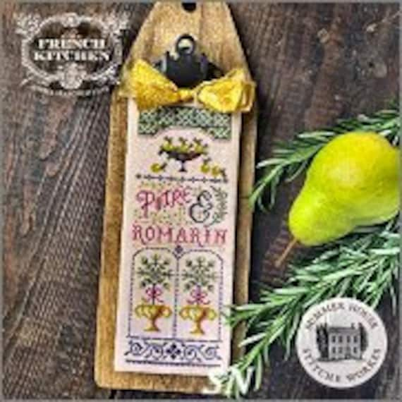 Poire et Rosemarin - Summer House Stitche Workes - Cross Stitch Chart