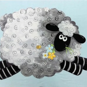 Lewe the Ewe Panel - (36 x 44") 90 x 112 cms