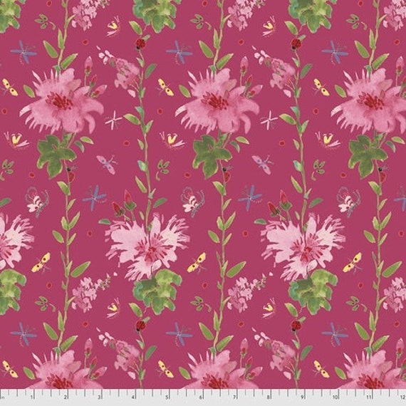 Ladybird PWDF317 Pink - Dena Designs - 1/2 yard