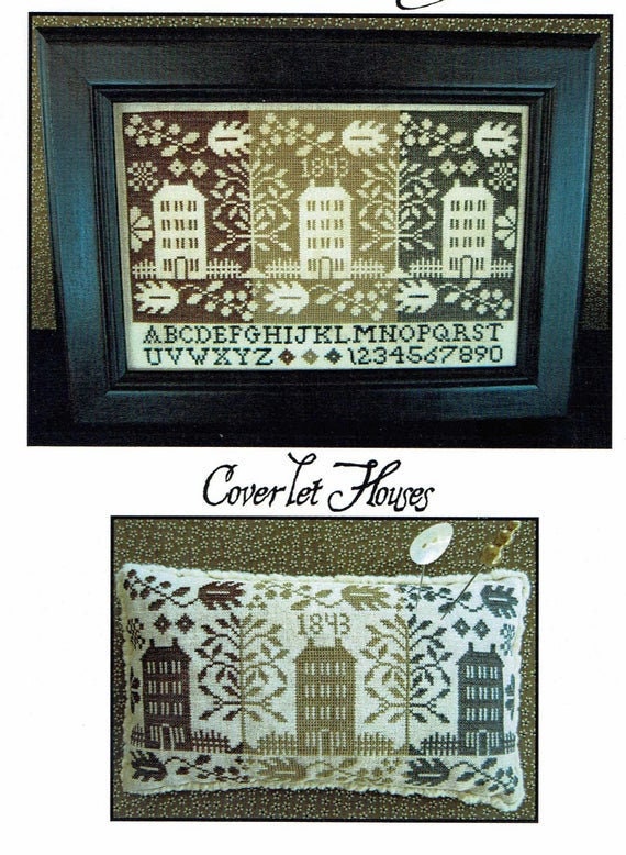 Coverlet Houses - The Scarlett House - Cross Stitch Chart