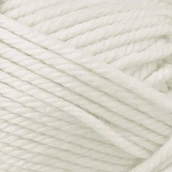 Peppin #5/Bulky/14ply - 1401 White - 100% Wool