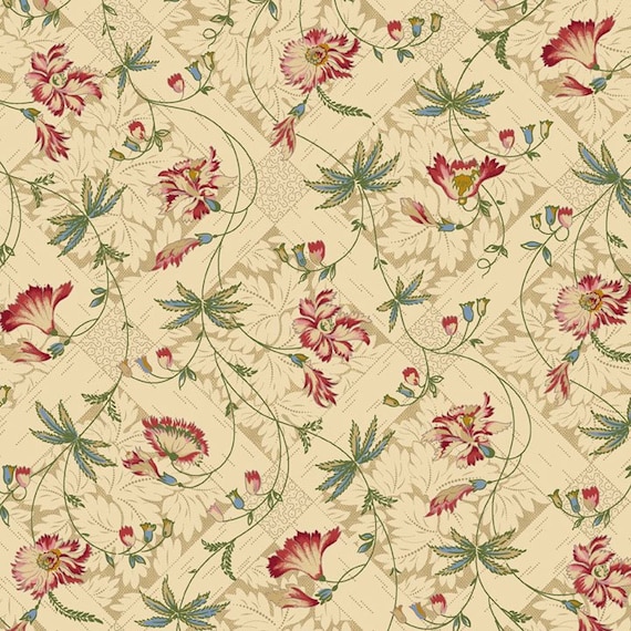 Vintage Charm - Judie Rothermel 330509 Tan - 1/2 yard