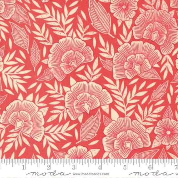 Flower Press by Katharine Watson 330118 - 1/2 yard