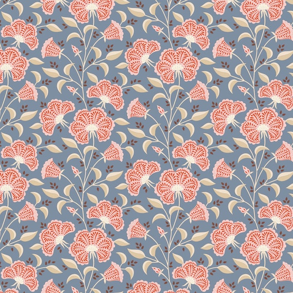 TILDA Windy Days - Stormy Blue 100343 - Fat Quarter