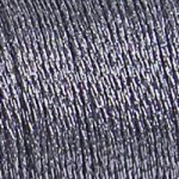DMC Diamant Metallic Embroidery Thread - 317 Anthracite Grey