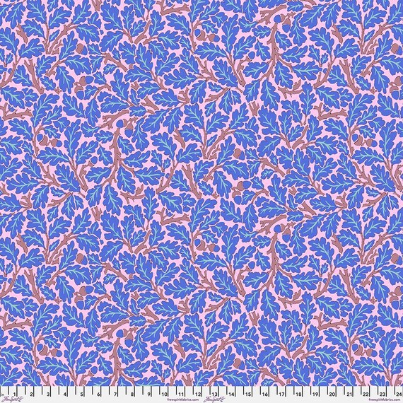 Kaffe x Morris & Co. PWKW003 Blue - 1/2 yard