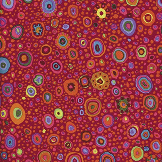 Kaffe Fassett Collective Classics GP01 Red/Magenta - 1/2 yard