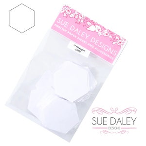 Carta esagonale per EPP - Sue Daley Designs - Confezione da 100