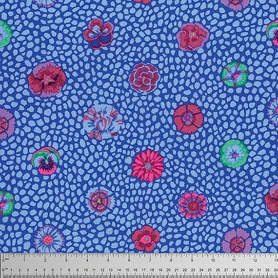 Kaffe Fassett Collective Shoal PWGP059 Cobalt - 1/2yd - 1/2 yard