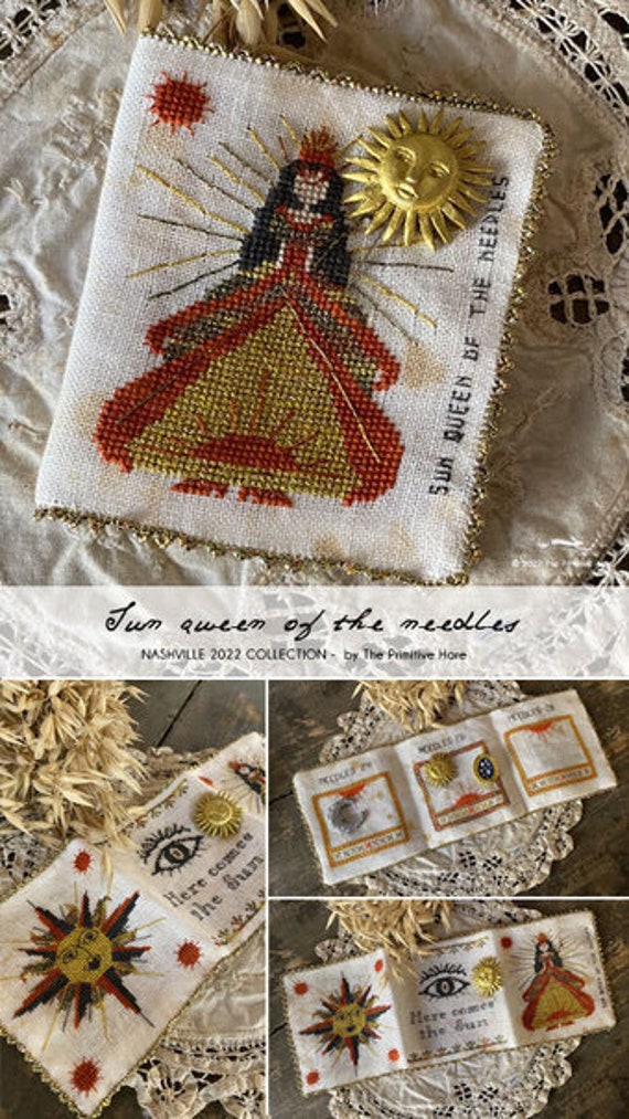 Sun Queen of the Needles - The Primitive Hare - Cross Stitch Chart