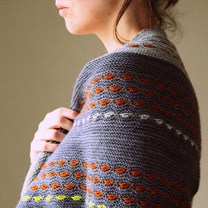 colorwork shawls by melanie berg