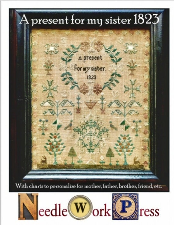 A Present For My Sister 1823 - NeedleWorkPress - Cross Stitch Chart