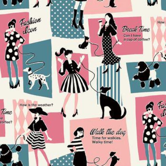 Girl Talk NN231311A - 1/2 yard