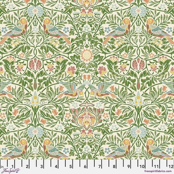 William Morris PWWM097 Green - 1/2 yard
