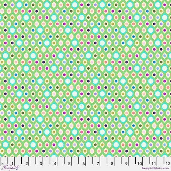 Tula Pink Parisville Deja Vu - PWTP192 Mint - 1/2 yard