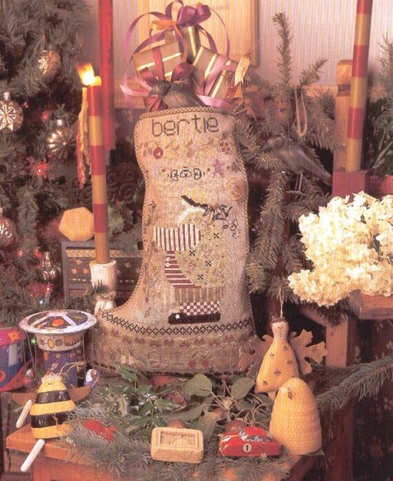 Bertie's Stocking - Shepherd's Bush - Cross Stitch Chart