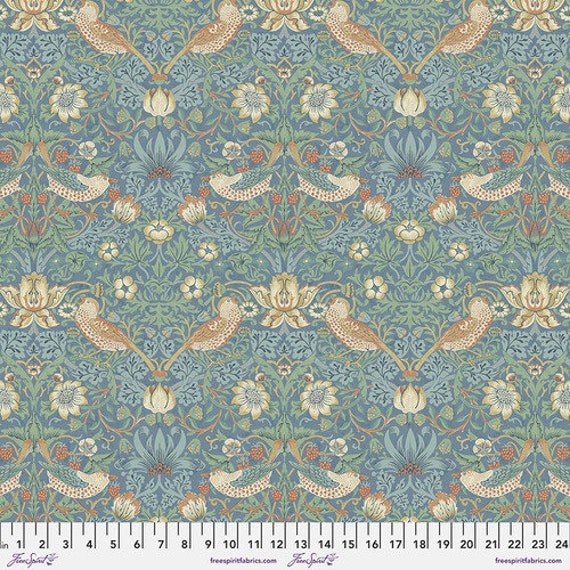 Thameside PWWM001 Marine - William Morris - 1/2 yard