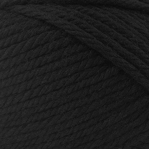 Peppin #5/Bulky/14ply - 1412 Black - 100% Wool