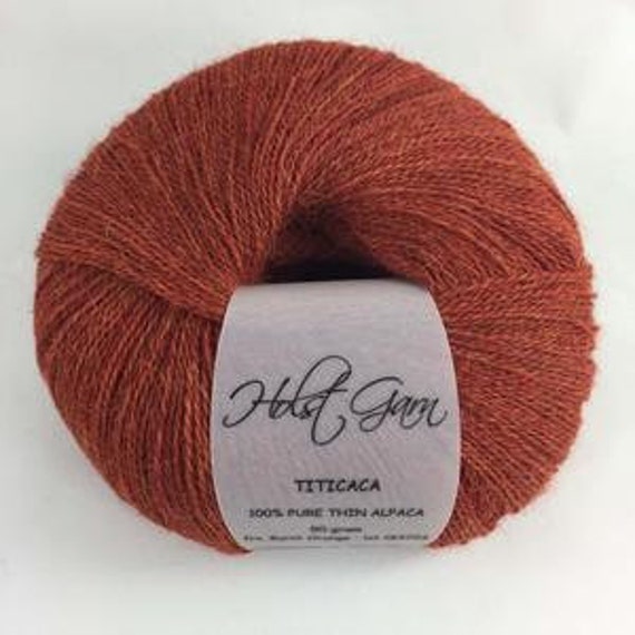 Holst Garn Titicaca - Burnt Orange 36 - Alpaca