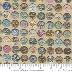 Cathe Holden's Sew Cute Buttons and Scissors Zipper Charms, Moda #CH102