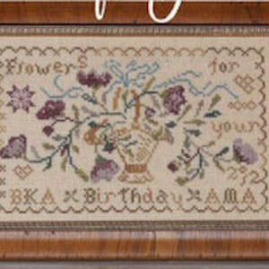 Flowers for You - Blackbird Designs - Cross stitch chart