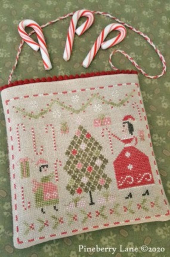 Merry and Bright - Pineberry Lane - Cross Stitch Chart