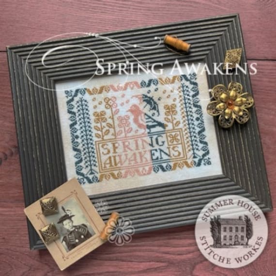 Spring Awakens - Summer House Stitch Workes - Cross Stitch Chart
