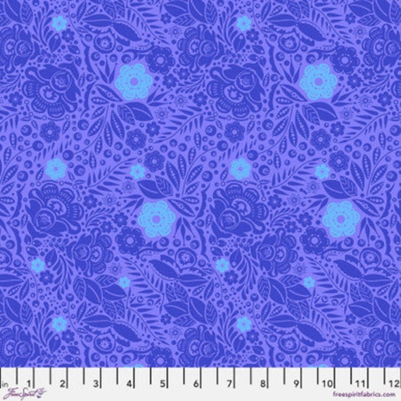 Love Always PWAH132 Cobalt - Anna Maria Horner - 1/2 yard