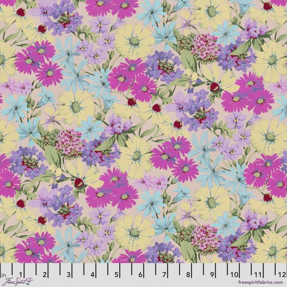 Nation of Flowers by Martha Negley - PWMN055 Lavender - 1/2yd