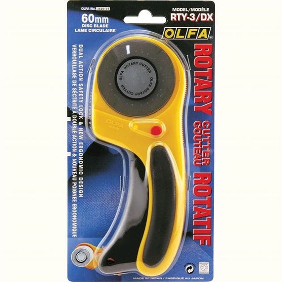 OLFA  Rotary Cutter, 60mm Rty-Dx Ergonomic Design