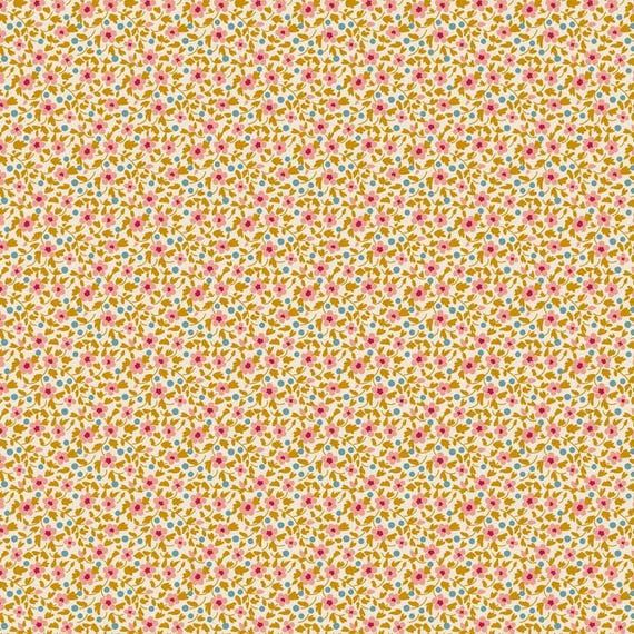 TILDA Brie - Mustard 130196 - Fat Quarter