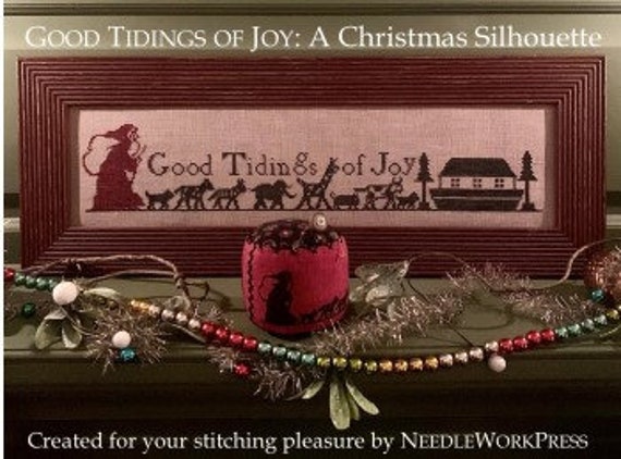 Good Tidings of Joy: A Christmas Silhouette - Needle WorkPress - Cross Stitch Chart