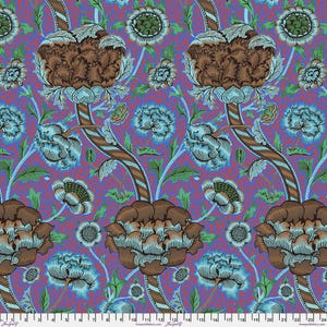 Kaffe x Morris & Co. PWKW012 Cobalto - 1/2 yarda