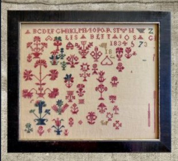 Lisabetta's Marking Sampler - Shakespeare's Peddler - Cross Stitch Chart