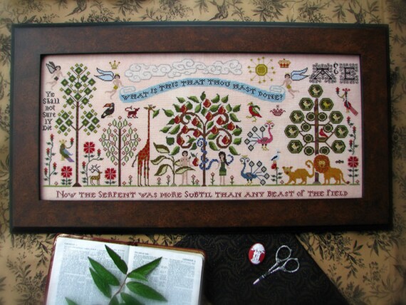 Paradise Lost - Plum Street Samplers - Cross Stitch Chart