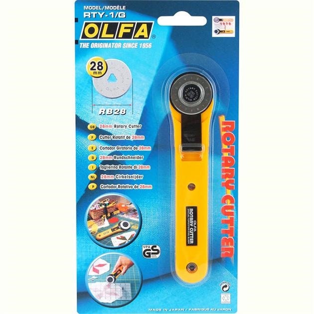OLFA Rotary Cutter, 45mm Rty-dx Ergonomic Design 
