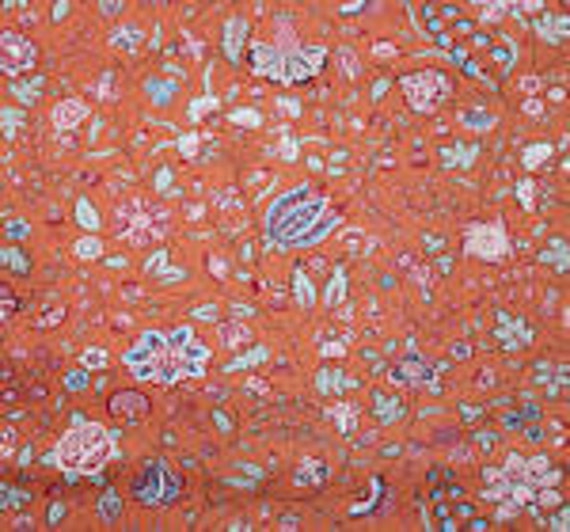 Dutch Heritage Surat 1025 - Pumpkin - 1/2 yard