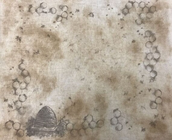 Prim Bee 30ct - Primitive Hare Linens - 18 x 16 inches