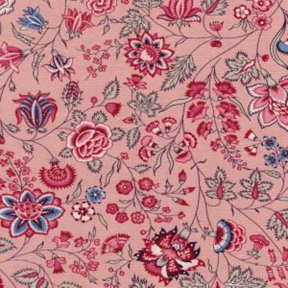 Dutch Heritage Surat 1025 - Rose - 1/2 yard