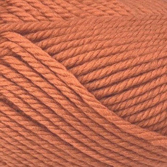 Peppin #4 Aran/Worsted/10ply - 1010 Burnt Orange - 100% Wool Superwash