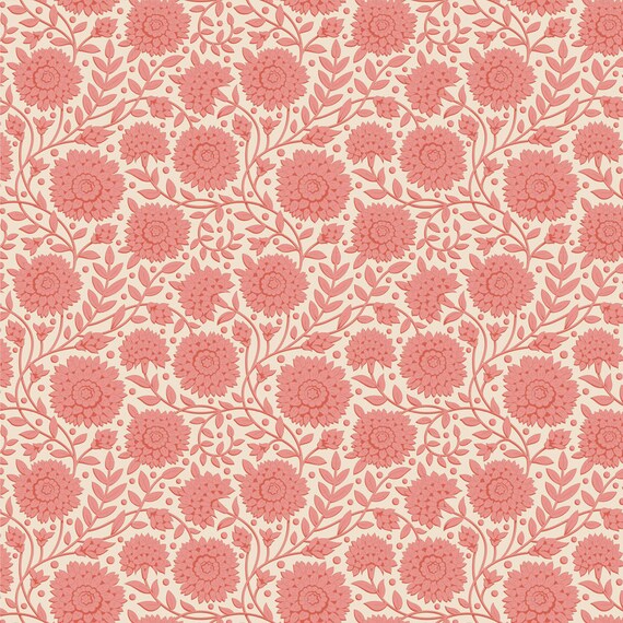 TILDA Aella - Coral 110029 - Fat Quarter