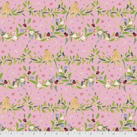 Ladybird PWDF321 Pink - Dena Designs - 1/2 yard