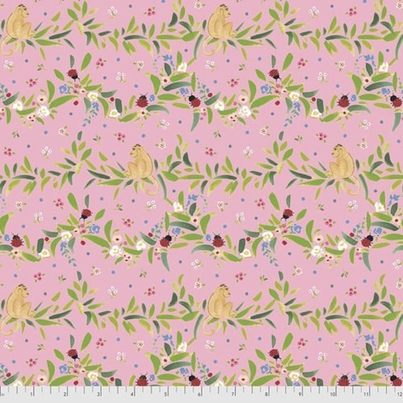 Ladybird PWDF321 Pink - Dena Designs - 1/2 yard