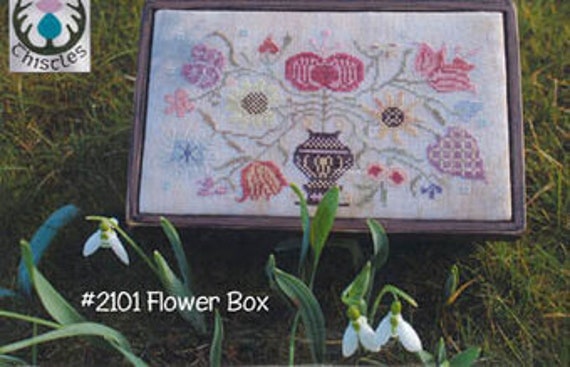 Flower Box - Thistles - Cross Stitch Chart