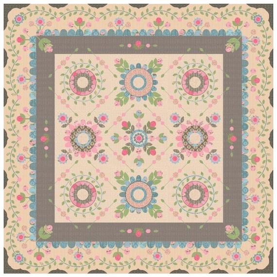 Mary Mary BOM - Full Kit - by Helen Stubbings of Hugs 'n Kisses