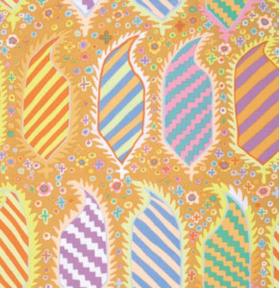 Kaffe Fassett Collective Striped Herald Gold - 1/2 yard